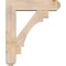 Ekena Millwork Merced Craftsman Smooth Bracket w/ Offset Brace, Douglas Fir, 7 1/2"W x 30"D x 36"H BKT0806X30X36MRC04SDF - alternate 3